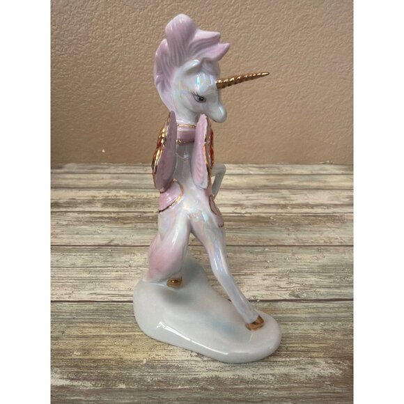 Franklin Mint Treasury of Unicorns -Love Series "Where Loving Hearts Meet" 1990s - Picture 7 of 14